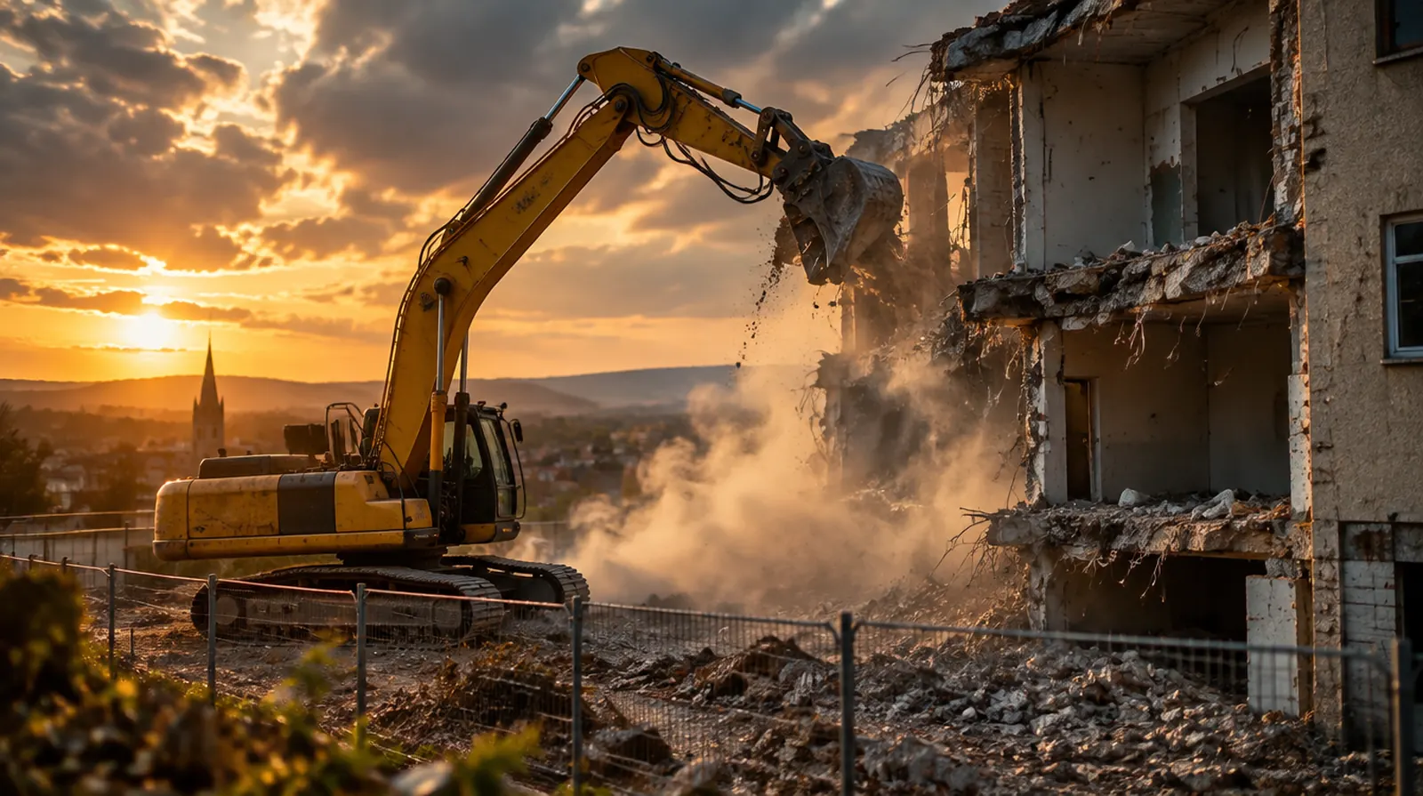 Versicherungen für Abbruch und Erdbau