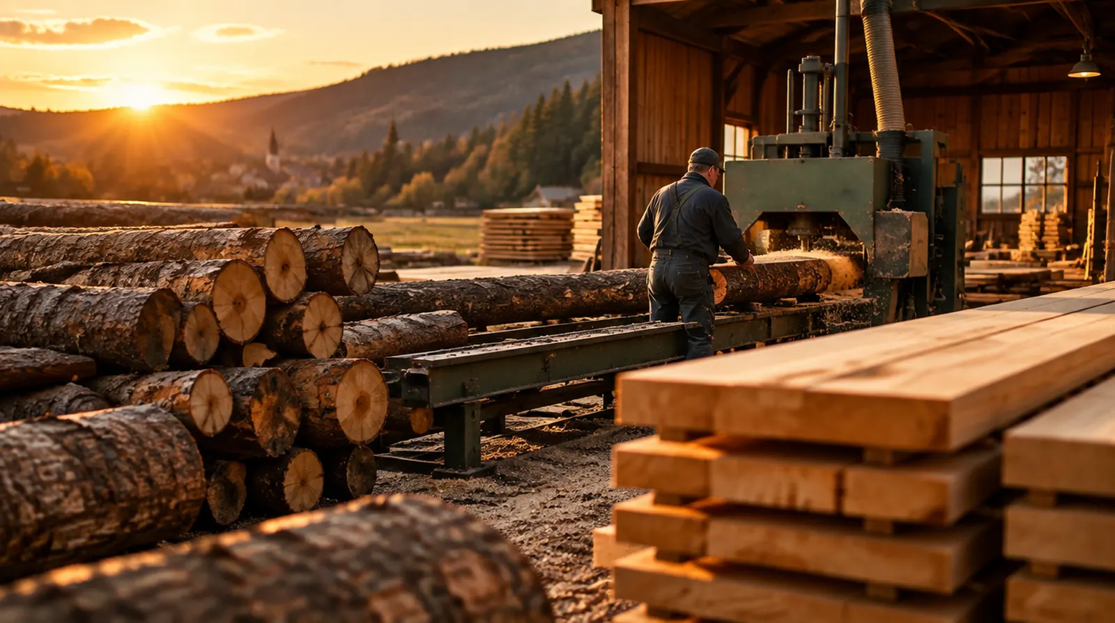 Versicherungen für Sägewerke und Holzindustrie