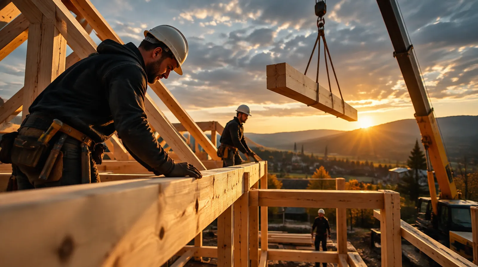 Versicherungen für Zimmerer und Holzbau