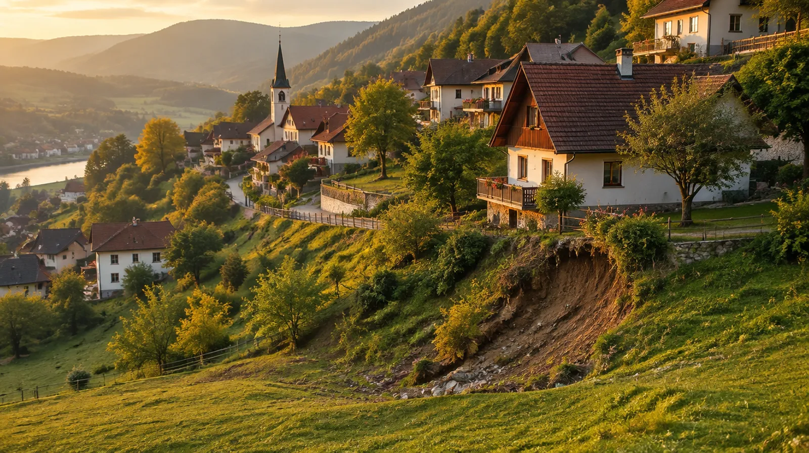 Sind Erdrutsch und Erdsenkung in Österreich versichert?