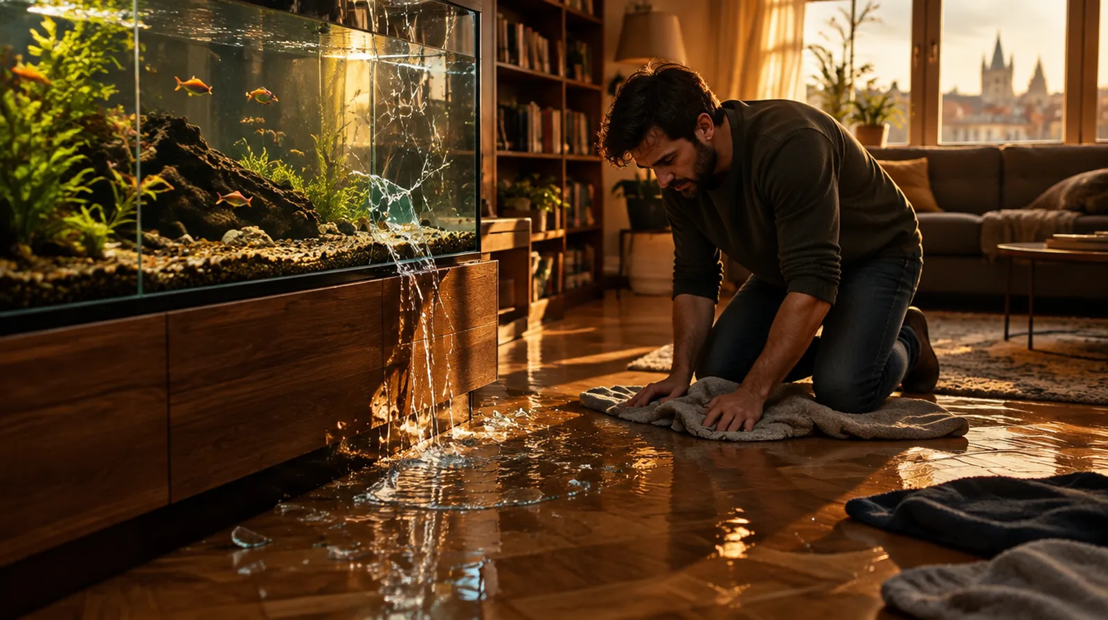 Zahlt die Versicherung, wenn mein Aquarium ausläuft?