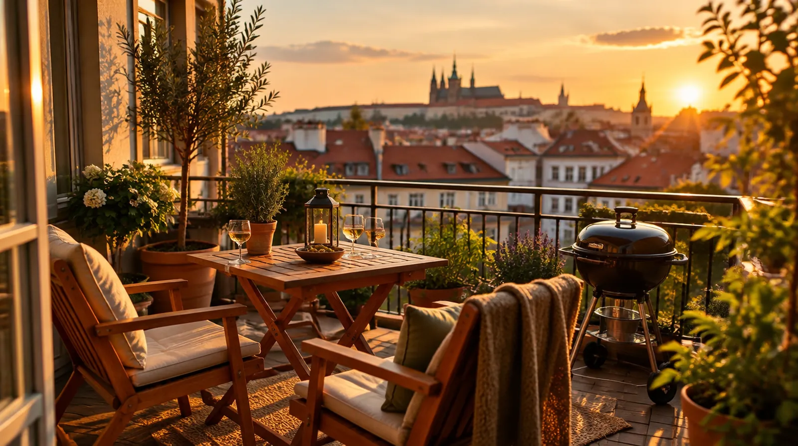 Sind Gartenmöbel und Griller auf Balkon und Terrasse versichert?