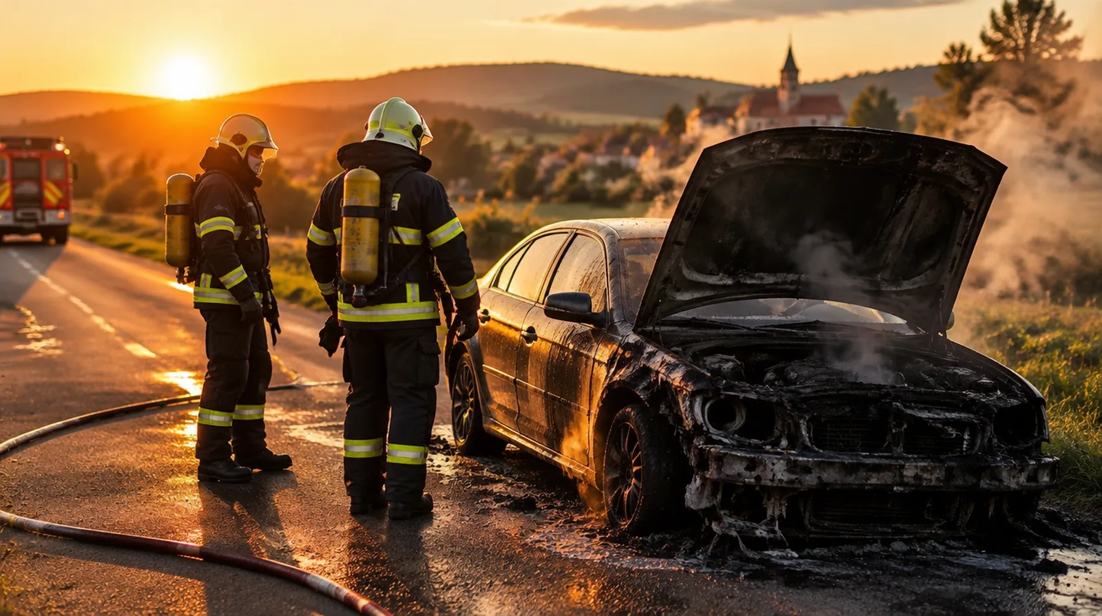 Wer zahlt in Österreich, wenn mein Auto brennt?