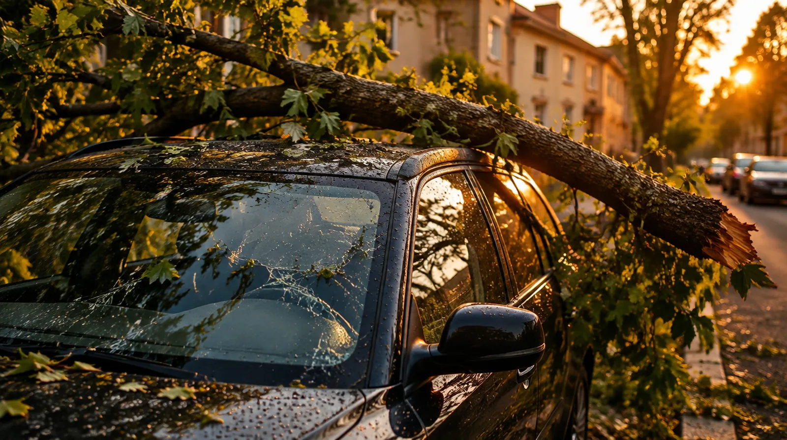 Wer zahlt, wenn ein Baum oder Ast auf mein Auto fällt?