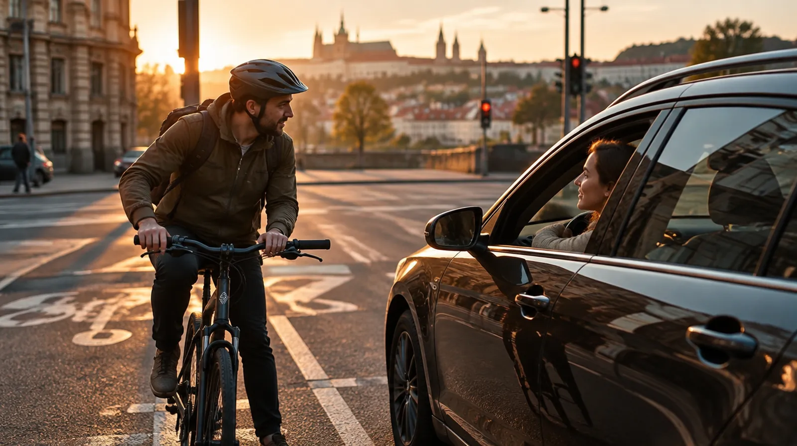 Wer haftet bei einem Unfall zwischen Auto und Radfahrer in Österreich?